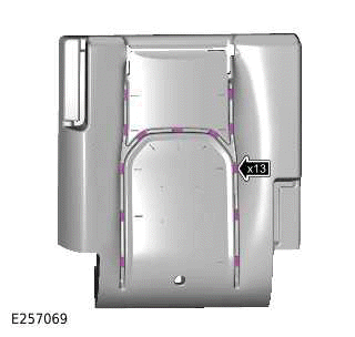 Third Row Seat Backrest Cover